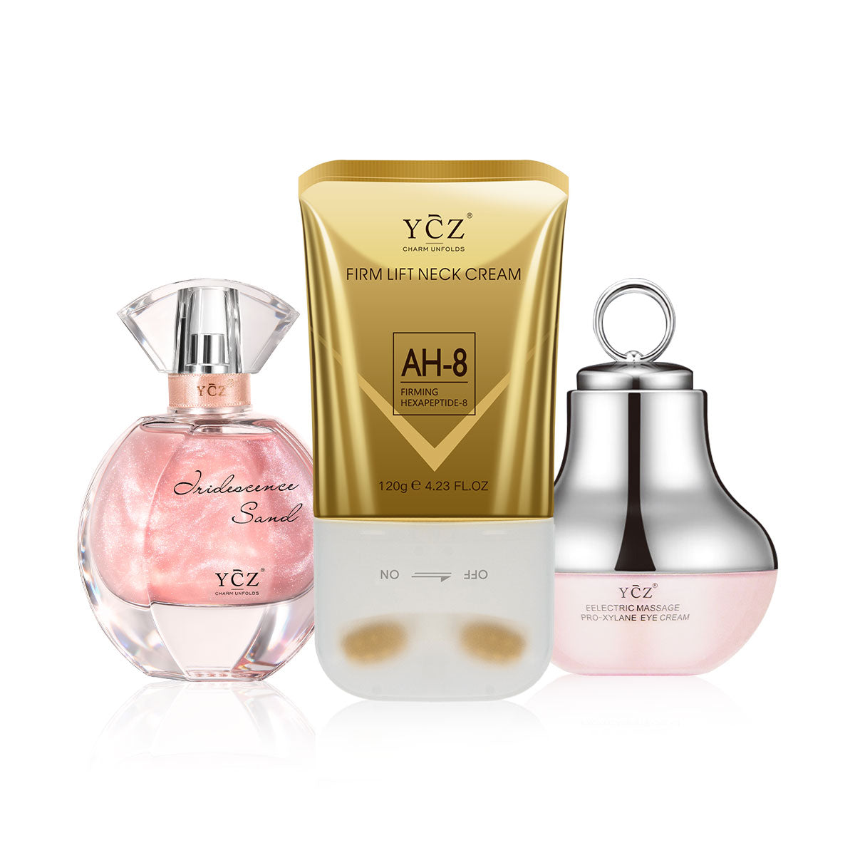 YCZ Skincare & Fragrance Bundle | Cologne, Neck & Eye Creams