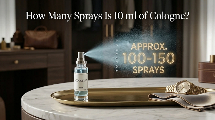 How Many Sprays Is 10 ml of Cologne?