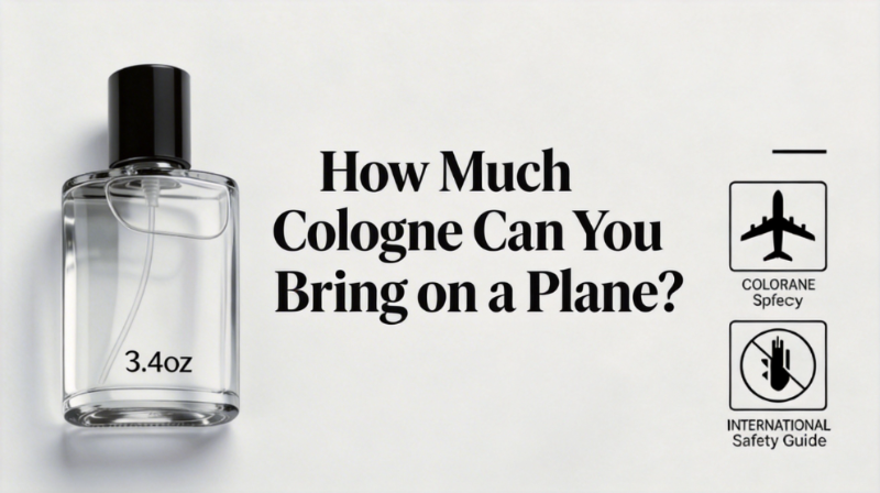 How Much Cologne Can You Bring on a Plane?