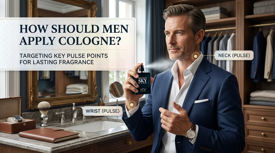 How Should Men Apply Cologne?
