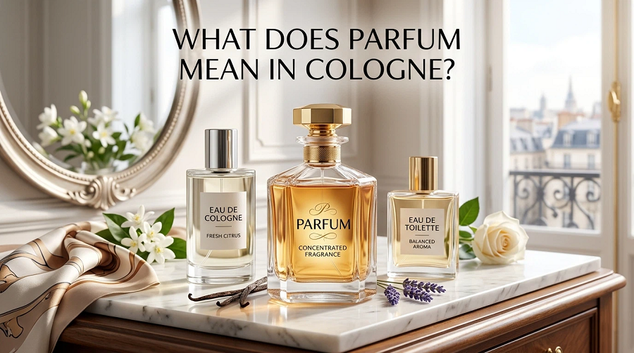 What Does Parfum Mean in Cologne?