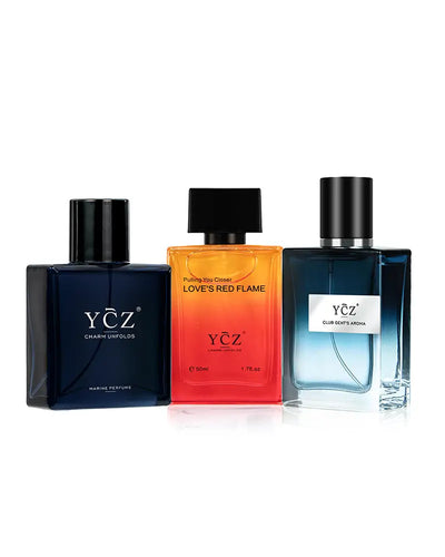 YCZ Midnight Marine & YCZ Club Gent's Aroma & Love’s Red Flame