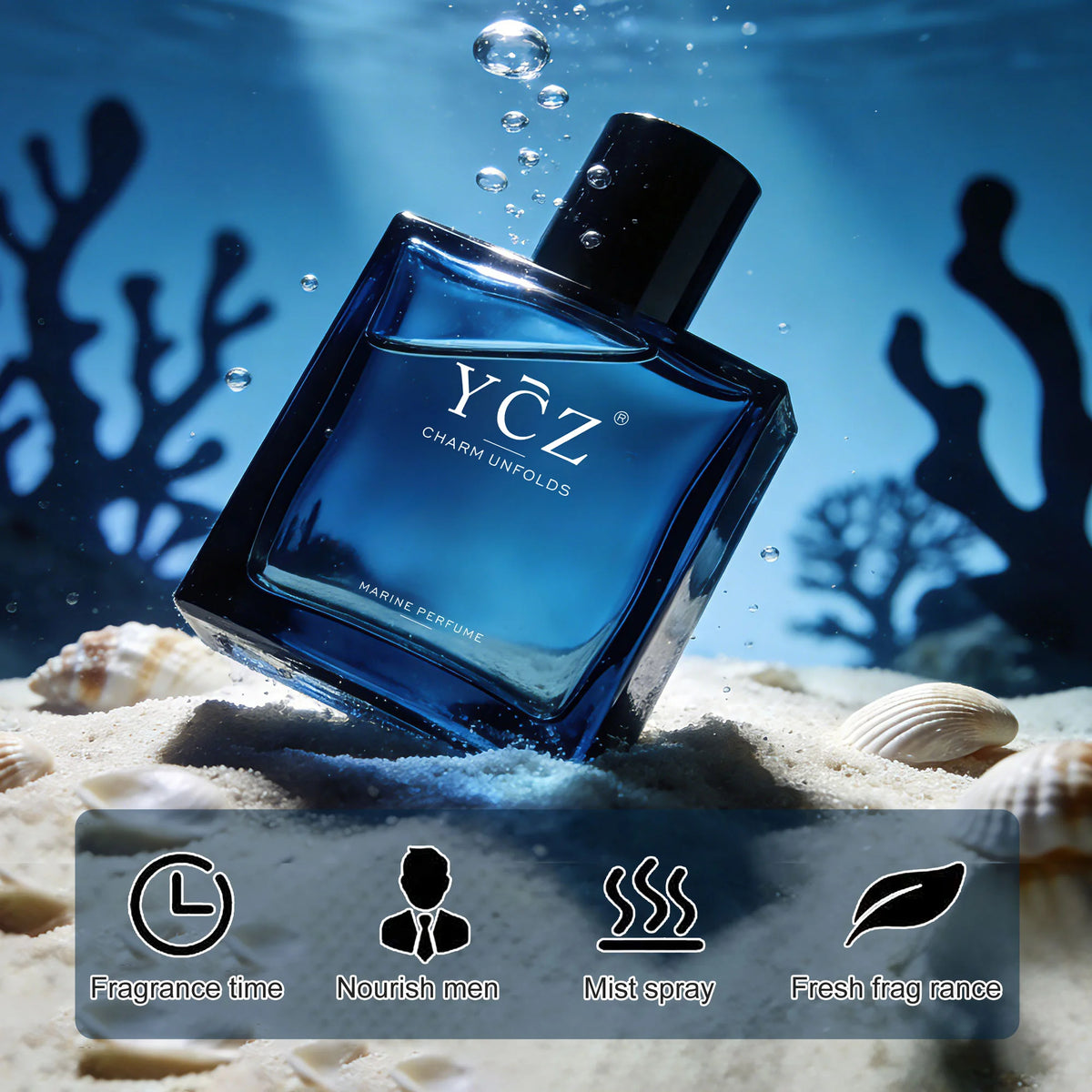 YCZ Midnight Marine Cologne for Men