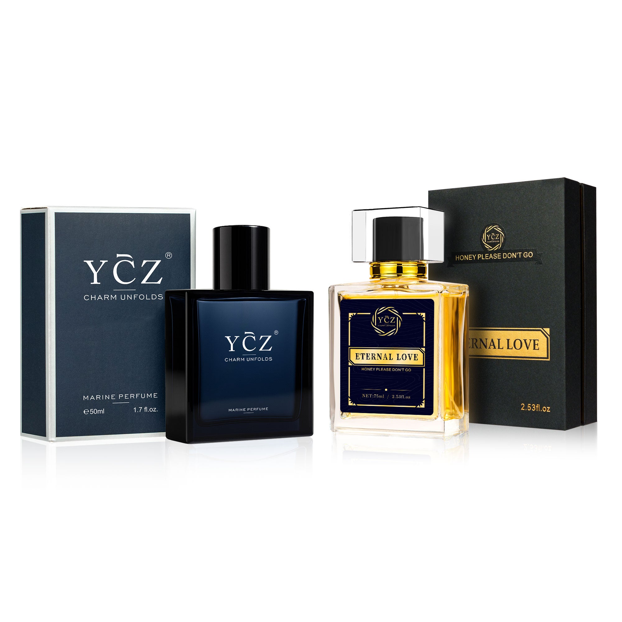 YCZ Midnight Marine + Eternal Love | Signature Cologne Duo