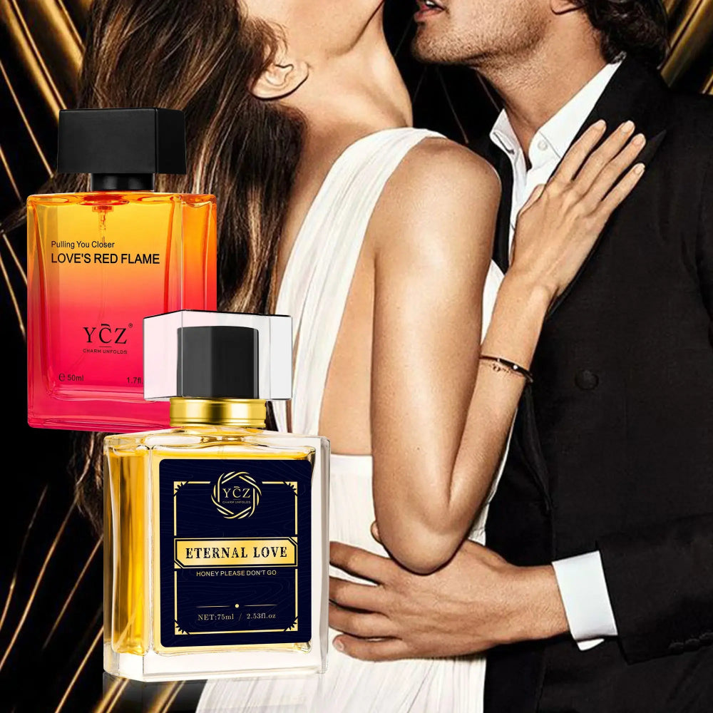 YCZ Love's Red Flame & Eternal Love | Romantic Cologne Pair