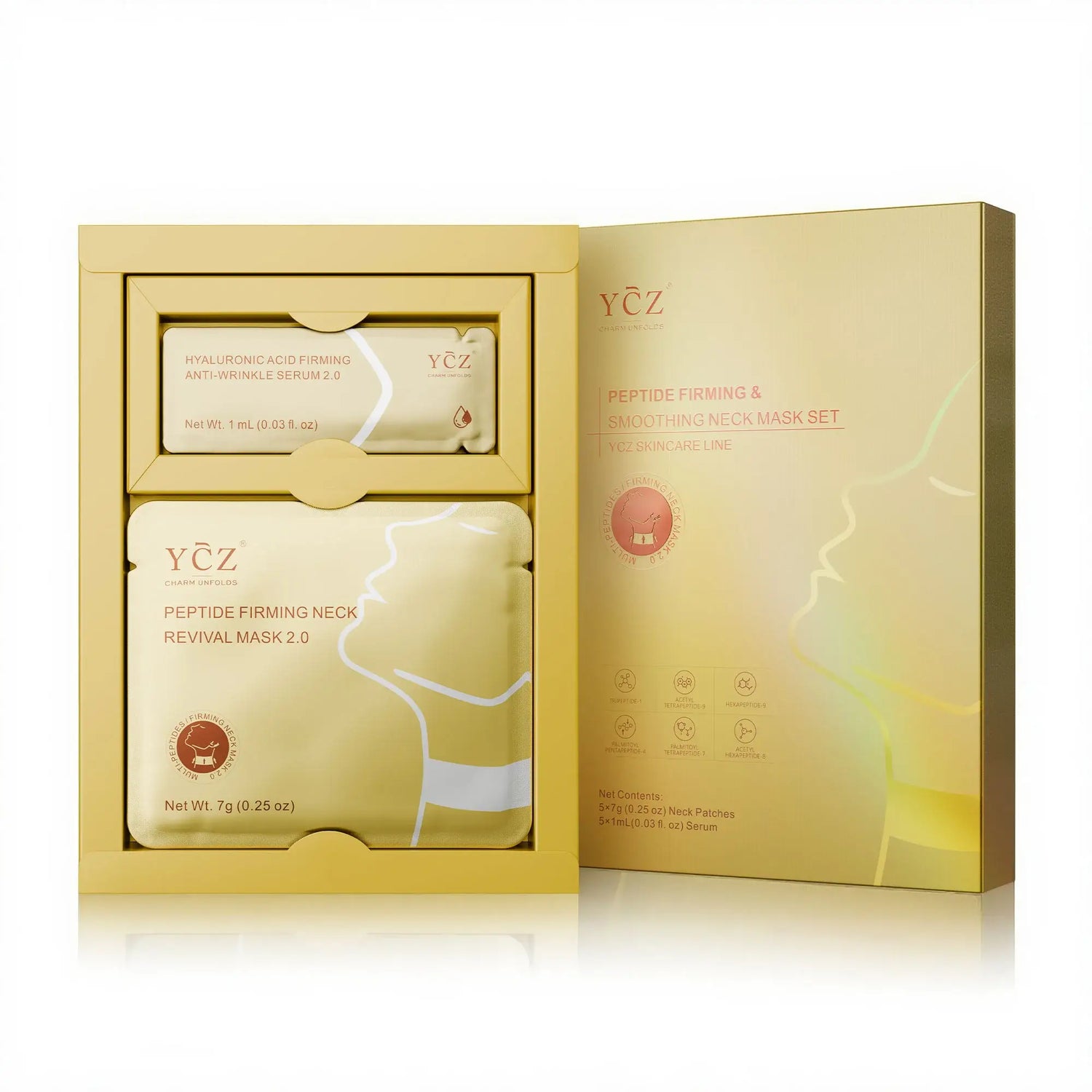 YCZ Peptide Neck Mask Set