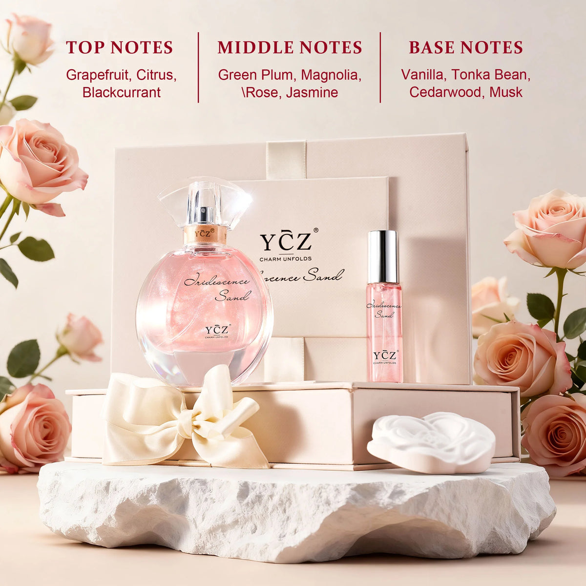 YCZ Skincare & Fragrance Bundle | Cologne, Neck & Eye Creams
