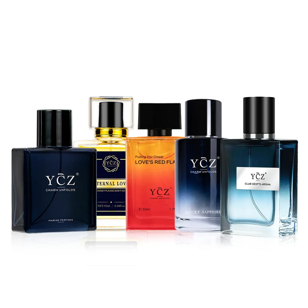 YCZ Men’s 5-Bottle Scent Wardrobe